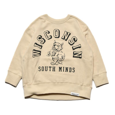 【90~120】★オフィシャルチーム★裏毛WISCONSINトレーナー(1224251)