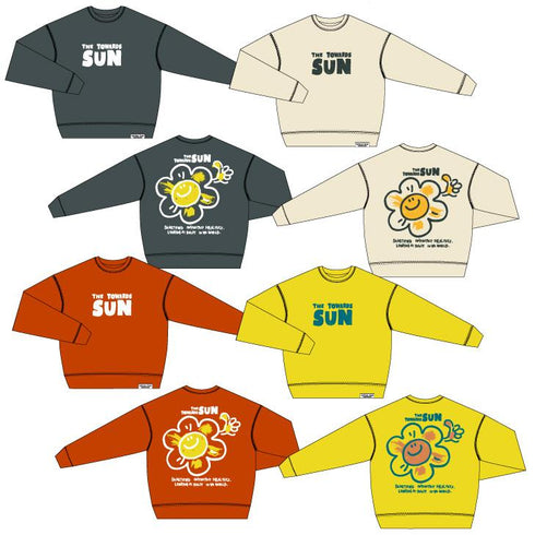 【130~150】★オフィシャルチーム★裏毛スマイルロゴトレーナー(1224252j)