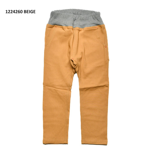 【130~150】★オフィシャルチーム★起毛スーパーストレッチサルエルパンツ(1224260j)