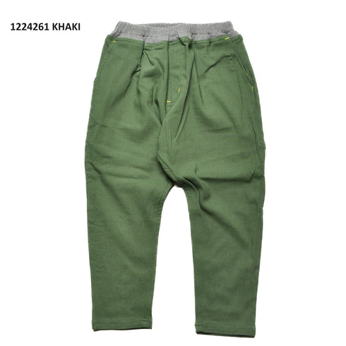 【130~150】★オフィシャルチーム★起毛スーパーストレッチワイドサルエル(1224261j)