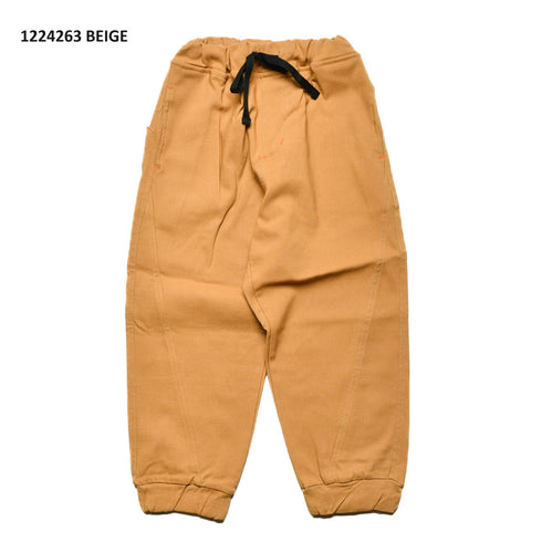 【130~150】★オフィシャルチーム★起毛スーパーストレッチスイッチングジョガーパンツ(1224263j)