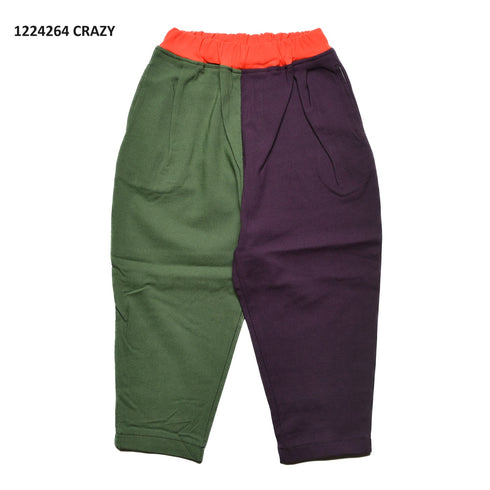 【130~150】★オフィシャルチーム★起毛スーパーストレッチワイドタックパンツ(1224264j)