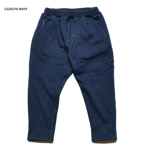 【90~120】★オフィシャルチーム★インディゴシャギーワイドサルエル(1224270)