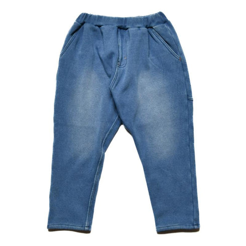 【90~120】★オフィシャルチーム★インディゴシャギーワイドサルエル(1224270)