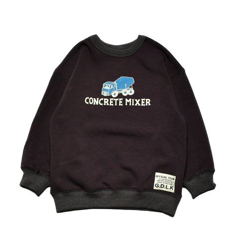 【90~120】★オフィシャルチーム★シャギー裏毛 働く車トレーナー(1224275)