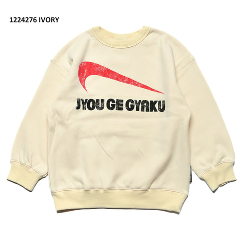 【S/M/L】★オフィシャルチーム★シャギー裏毛スニーカーロゴトレーナー(1224276m)