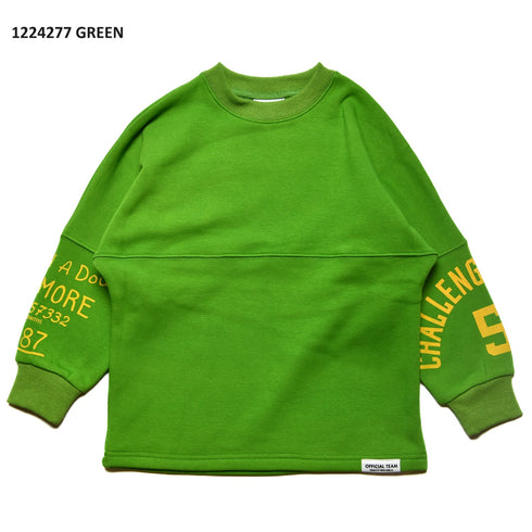 【S/M/L】★オフィシャルチーム★シャギー裏毛ワイドドルマントレーナー(1224277m)