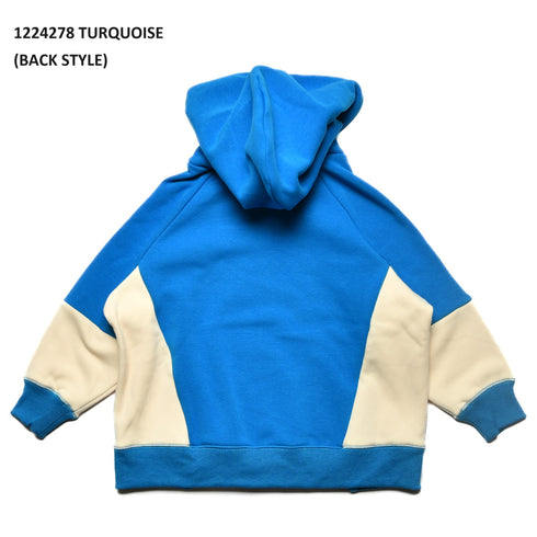 【90~120】★オフィシャルチーム★シャギー裏毛スイッチングパーカー(1224278)