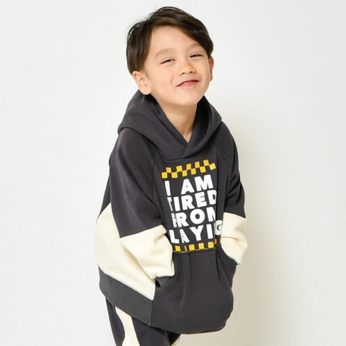 【90~120】★オフィシャルチーム★シャギー裏毛スイッチングパーカー(1224278)