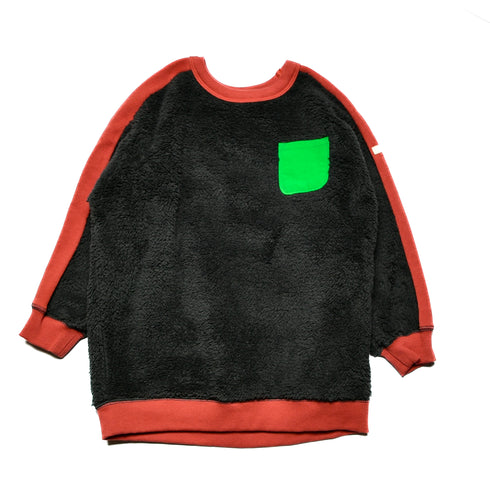 【90~120】★オフィシャルチーム★ダブルボア×裏毛ミックストレーナー(1224301)