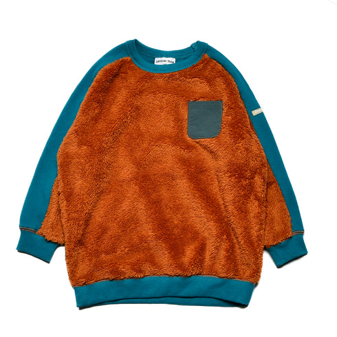 【90~120】★オフィシャルチーム★ダブルボア×裏毛ミックストレーナー(1224301)