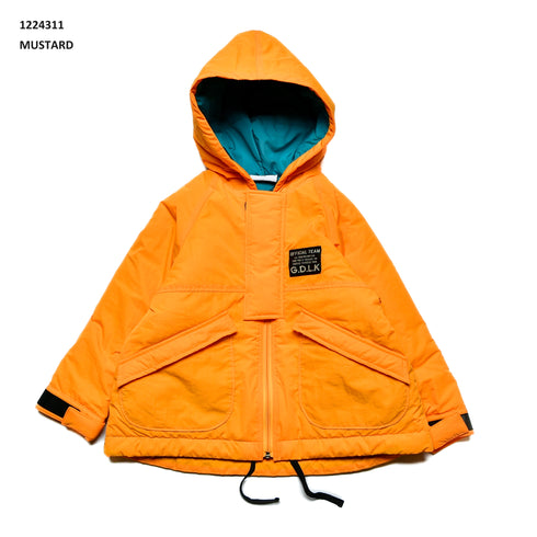 【90~120】★オフィシャルチーム★中綿バックプリントフーディジャケット(1224311)