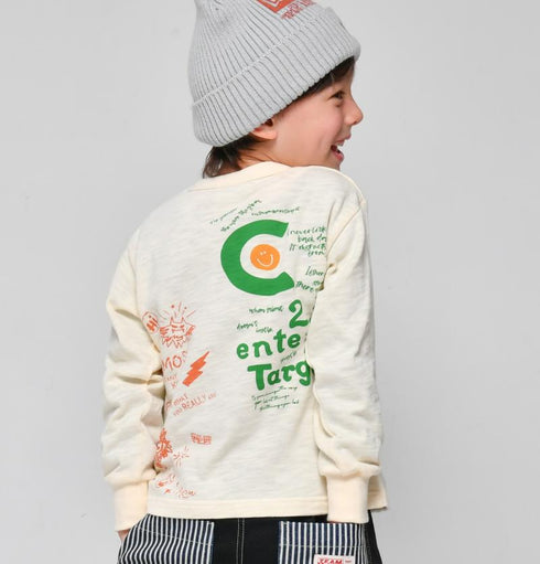 【オフィシャルチーム】ラクガキプリント Tシャツ S.M.L 大人サイズ 1225105M