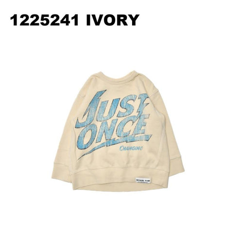 【オフィシャルチーム】JUSTONCEワイドトレーナー_ S.M.L 大人サイズ 1225241M