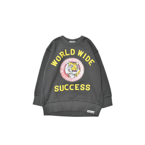 【オフィシャルチーム】オーバーダイ裏毛インクジェットワイドトレーナー S.M.L 大人サイズ 1225243M