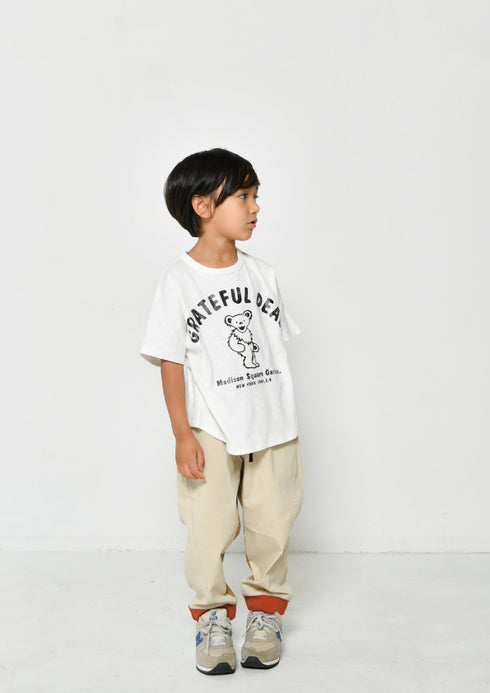 【90~120】グレイトフルデットベア スラブ天竺Tシャツ★1124321子供服 キッズサイズ