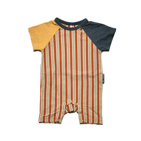 【70/80】ストライプドッキングロンパース 1524531