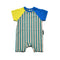 【70/80】ストライプドッキングロンパース 1524531