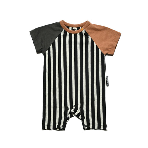 【70/80】ストライプドッキングロンパース 1524531