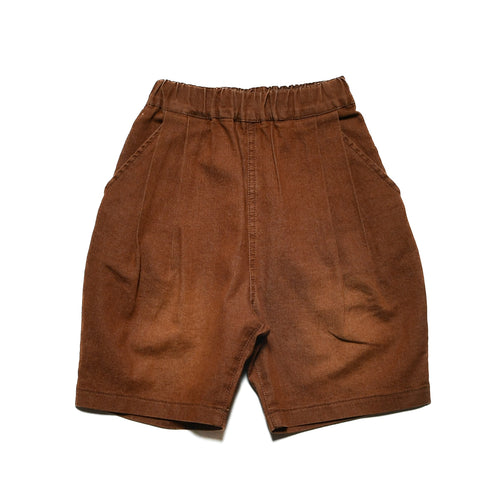 【S/M/L】カラーデニムタックショーツ 1524602m