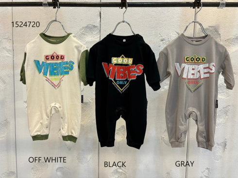 【70/80】VIBES ロゴロンパース 1524720
