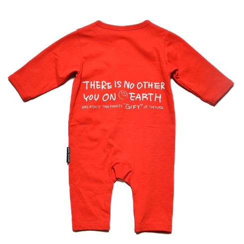 【70/80】スマイルロゴロンパース 1524721