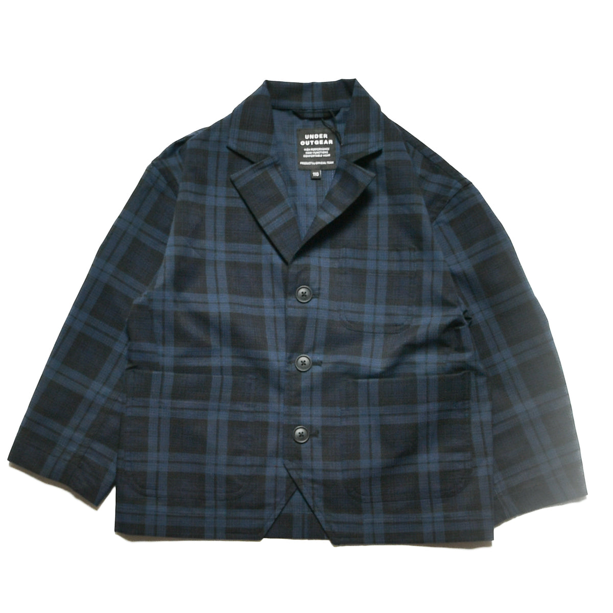 ラッセルノ　チェック柄刺繍ジャケット ラッセルノ チェック柄刺繍ジャケット