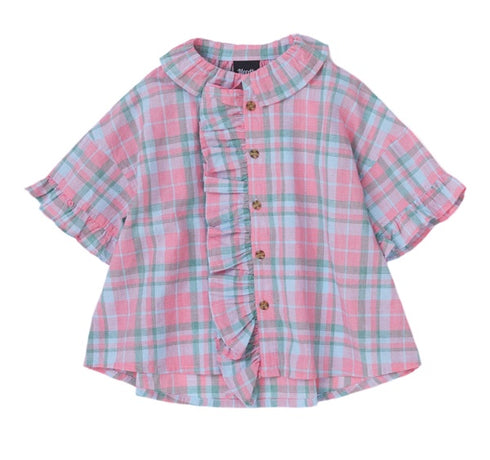 【NEEDLE WORKS】ローンフリルブラウス★2123101j(130cm~150cm)