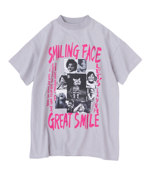 【NEEDLE WORKS】SMILEロング丈BIGTシャツ★2123307j(130cm~150cm)