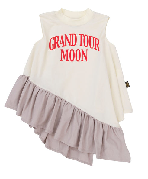 【NEEDLE WORKS】アシンメトリーノースリーブトップ★2123742(90cm~150cm)