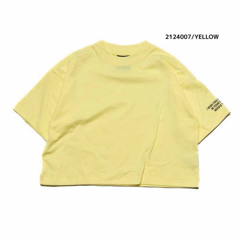 【130~150】 T/C天竺袖ロゴTシャツ★2124007j★キッズサイズ 子供服