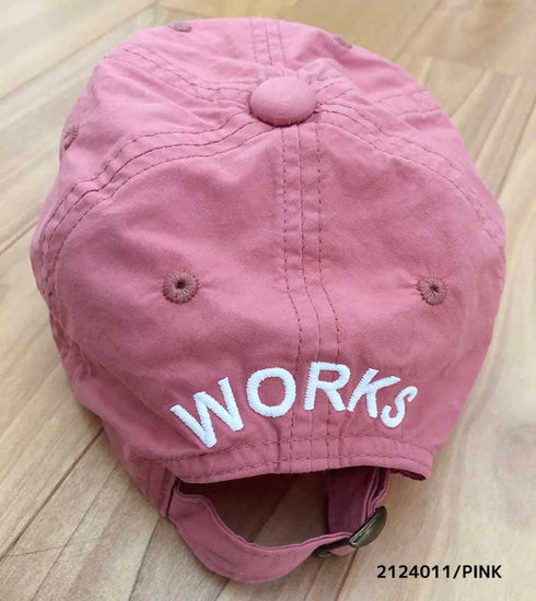 CAT刺繍ギャバCAP★2124011w★大人サイズ 親子コーデ