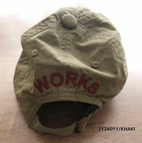 CAT刺繍ギャバCAP★2124011w★大人サイズ 親子コーデ