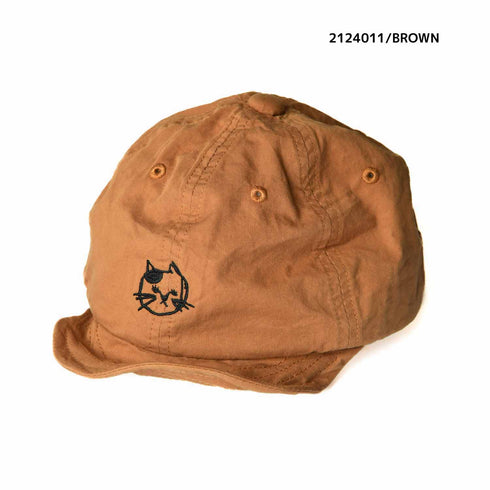 CAT刺繍ギャバCAP★2124011j★キッズサイズ 子供服