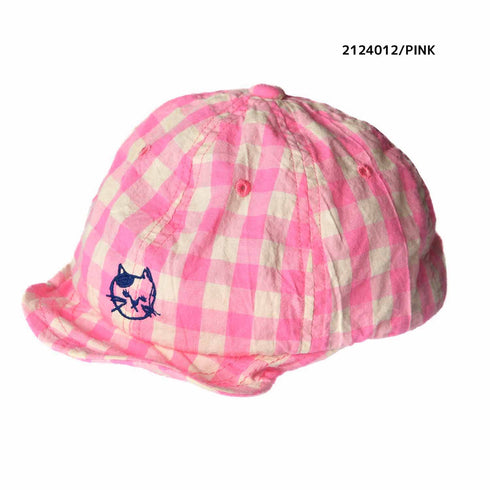 【S/M】 CAT刺繍ギャバCAP★2124012w★大人サイズ 親子コーデ