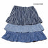 【130~150】 ストライプ/花柄ティアードスカート ★2124104j★キッズサイズ 子供服