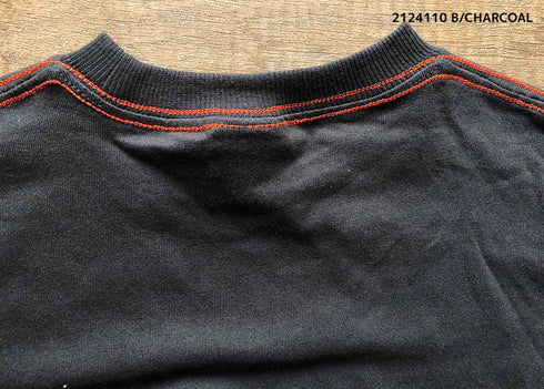 【90~120】 天竺袖ワッペンTシャツ ★2124110★キッズサイズ 子供服