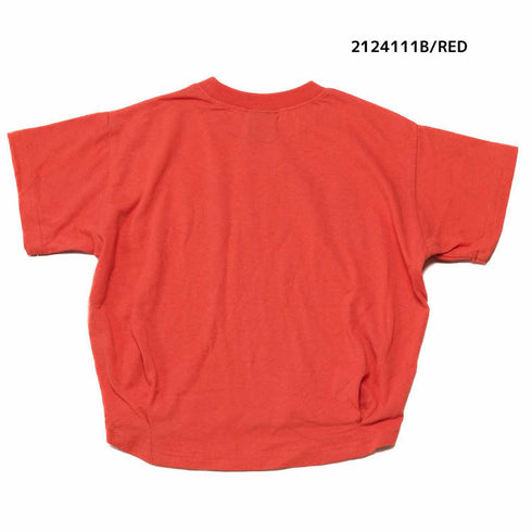 【130~150】 天竺袖タックTシャツ ★2124111j★キッズサイズ 子供服