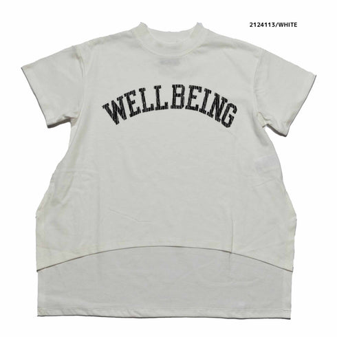 【90~120】 T/C天竺WELLBEINGTシャツ ★2124113★キッズサイズ 子供服