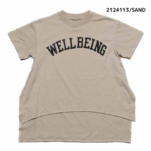 【90~120】 T/C天竺WELLBEINGTシャツ ★2124113★キッズサイズ 子供服