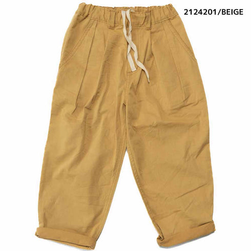 【90~120】 テンセルコットンストレッチタックパンツ ★2124201★キッズサイズ 子供服