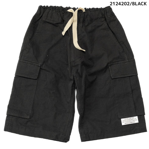 【90~120】 ギャバカーゴハーフパンツ ★2124202★キッズサイズ 子供服