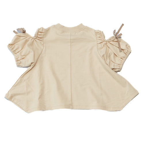 【90~120】 カットアウトパフスリーブスウェットトップ★2124543★キッズサイズ 子供服