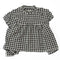 ゆったりシルエットが可愛らしい子供服♪7590円が今だけ3795円♪【90~120】 ギンガムサッカーギャザー切替えブラウス★2124914★キッズサイズ 子供服
