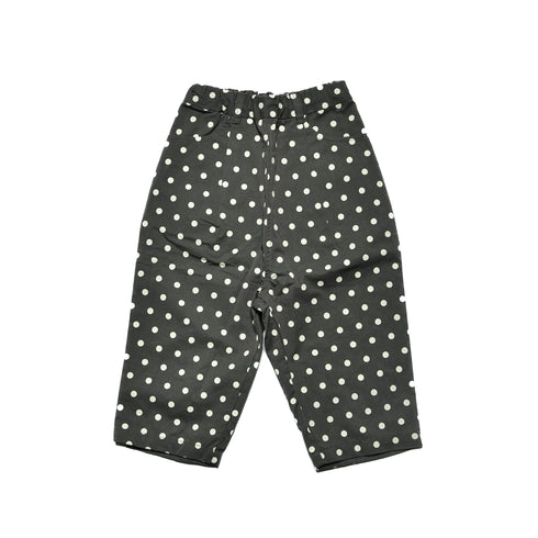 【ニードルワークス】ギャバタックDOTクロップド丈パンツ|1size~2size|2125101W