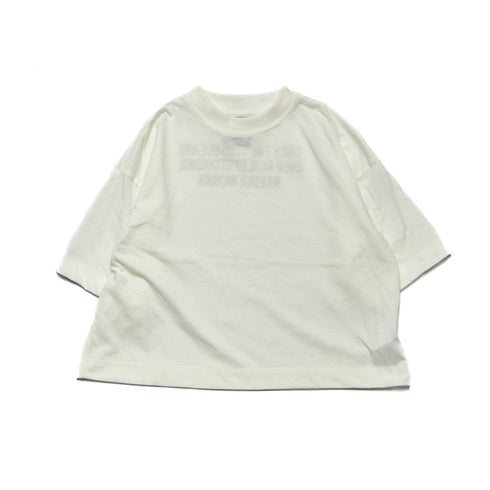【ニードルワークス】T/C天竺シンプルTシャツ|0size~2size|2125104W