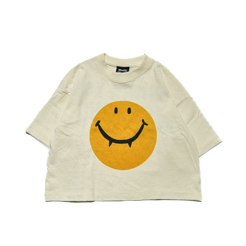 【ニードルワークス】スマイルTシャツ|0size~2size|2125107W