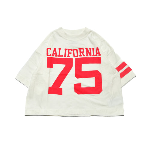 【ニードルワークス】30/-天竺ナンバーTシャツ|100cm~150cm|2125110