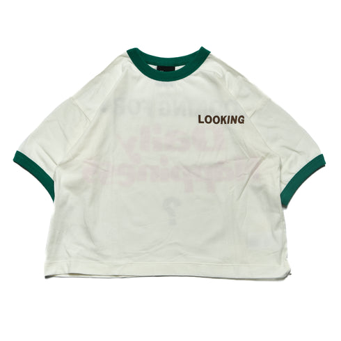 【ニードルワークス】30/-天竺LOOKING Tシャツ |0size~2size|2125309W