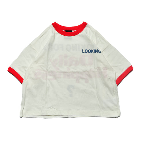 【ニードルワークス】30/-天竺LOOKING Tシャツ |0size~2size|2125309W